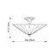 Sylvan Semi Flush Mount