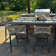 Patio Bar Stool with Cushion