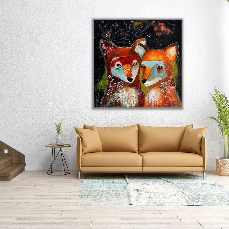 Home is Partout You Are - reproduction d'art sur toile, H 16 po x l 16 po