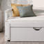 Lit de jour extensible avec couchette, lit de jour en bois avec couchette, blanc (OLD SKU: WF194887AAK)-121067077