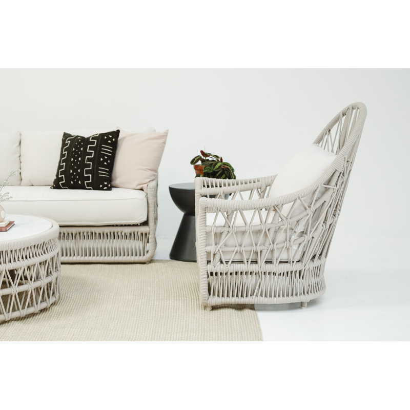 Dana Outdoor Lounge Chair, Spectrum Carbon Sunbrella® Plainweave