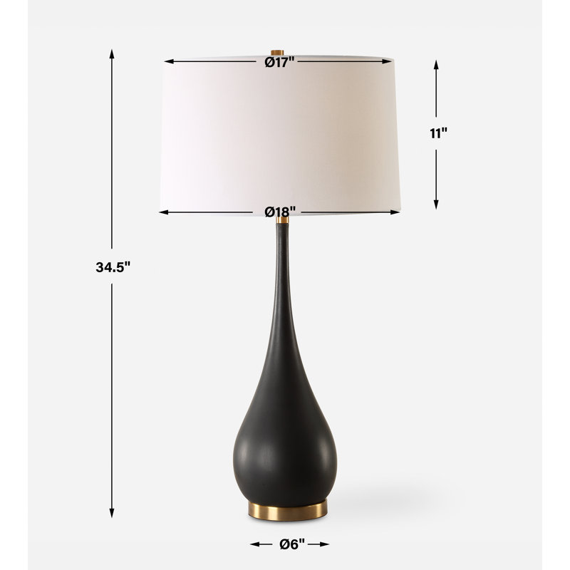 Lavdi Black Table Lamp