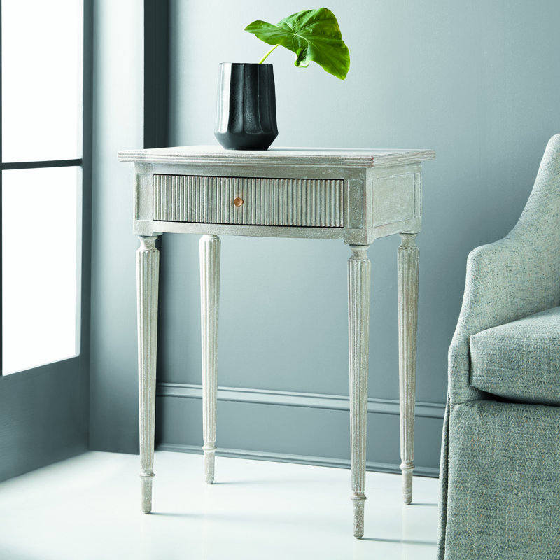 Ribbed 1 - Drawer Nightstand