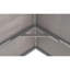 Poulailler d'extérieur gris de 110 po avec imperméabilisation améliorée, entrée pour le confort des animaux de compagnie, deux petites sorties pratiques, grillage sécuritaire, enclos imperméable de 56,54 pi, housse amovible, style
