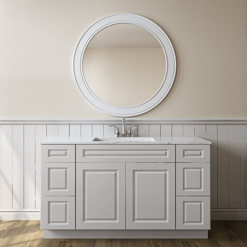 Base de meuble-lavabo avec tiroir, Style traditionnel colombe