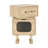 MDF CREATIVE ROTATABLE ROBOT STORAGE SIDE TABLE, NATURAL COLOR