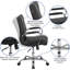 Chaise de bureau pivotante à dossier moyen Whitney-886653554-886653566