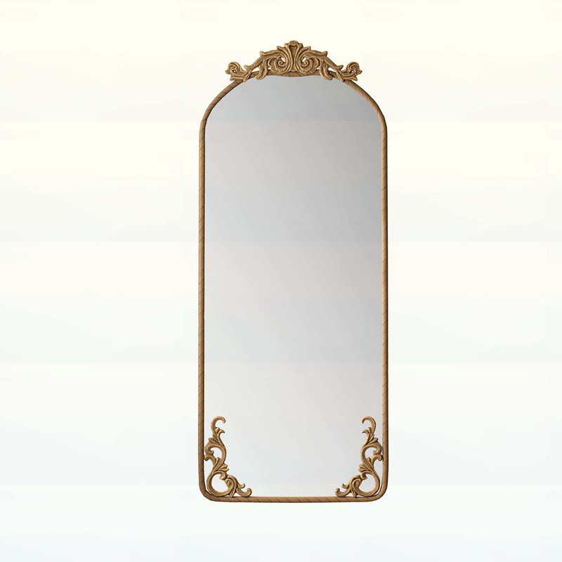 Hanging Wall Mounted Mirror,for Living Room Bedroom, Bronze