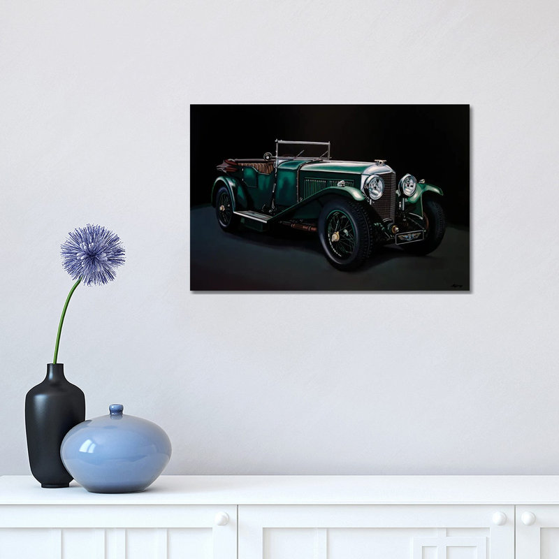 Bentley Open Tourer 1929 by Paul Meijering - Painting on Canvas, Wrapped Canvas, 101.6 cm H x 66.04 cm W x 3.175 cm D