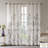 Exquisite Burnout Printed Single Window Curtain Panel
