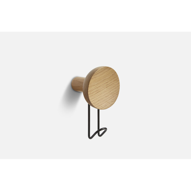 Around Wall Hanger (Large), Black/Oak
