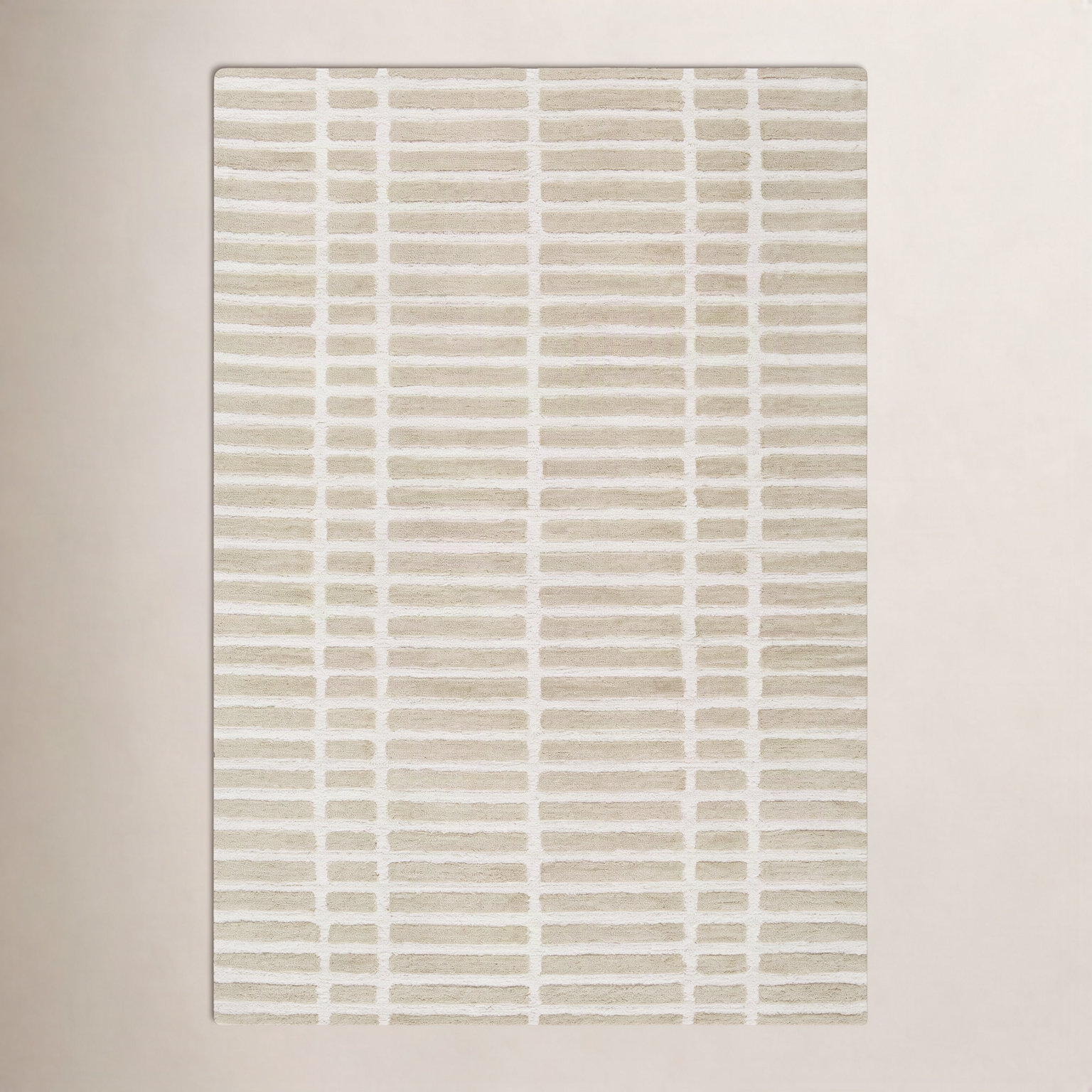 Wright Hand-Tufted Geometric Pattern Rug, Rectangle 8' x 10'