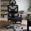 Comfy Breathable Ergonomic Task Chair with Headrest-589906147-664092718