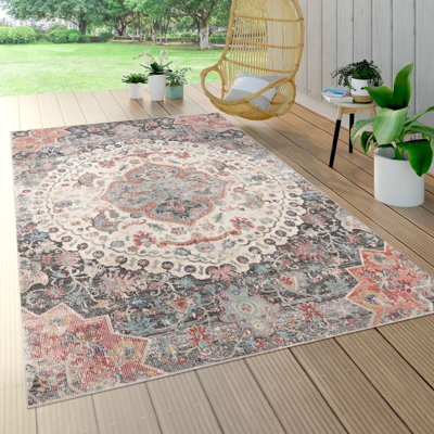 Conwell Power Loom Grey/Beige Indoor/Outdoor Rug