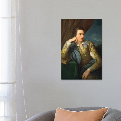 Portrait Of John Campbell by Angelica Kauffmann - Wrapped Canvas Painting