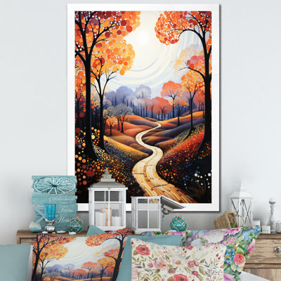«Darienne Bicycle Abstract Trails Pointillism», reproduction d'art sur toile