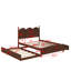 Grand lit plateforme avec lit gigogne