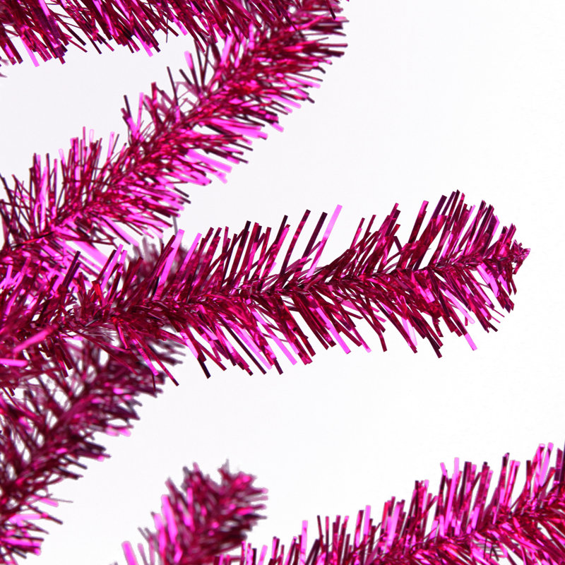 3' Medium Fuchsia Pink Pine Twig Artificial Christmas Tree - Unlit
