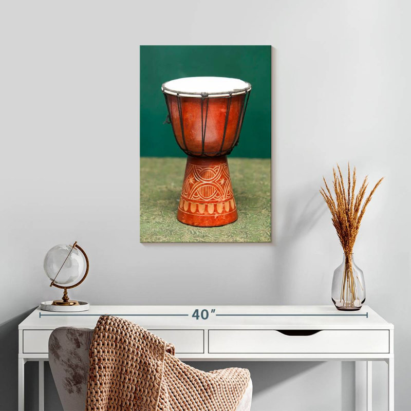 Tambour Abarca Tribal, H 24 po x l 16 po