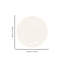 Tapis rond lavable antidérapant CURVE