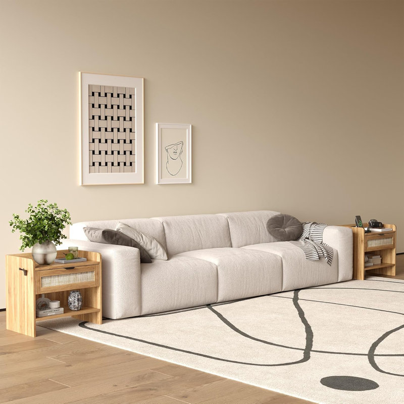 60cm W Bedside Table