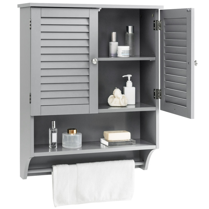 Daveah Bathroom Cabinet, Gray