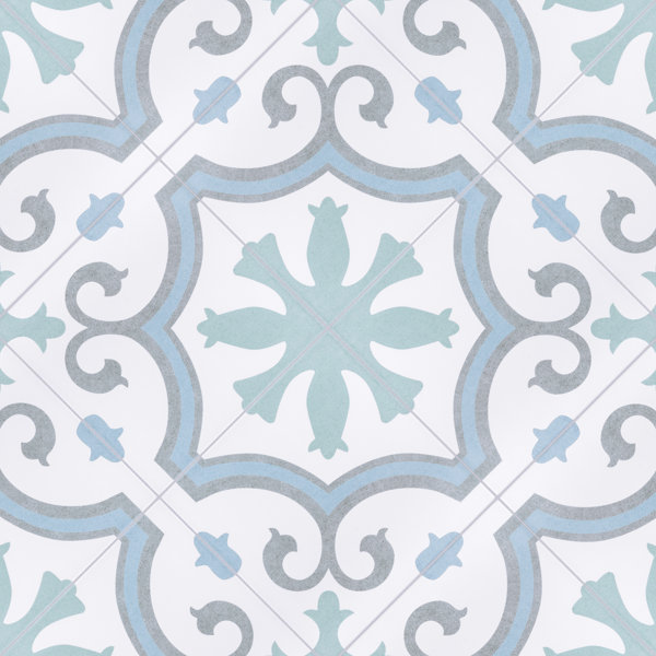 Lacour 9-3/4 in. x 9-3/4 in. Porcelain Floor and Wall Tile