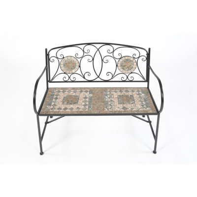 Turin Wrought Iron Bench