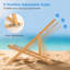 Chaise longue pliante Nysha