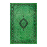 Overyed One-of-a-Kind Rectangle 6'1" X 9'4" Hand Knotted Area Rug