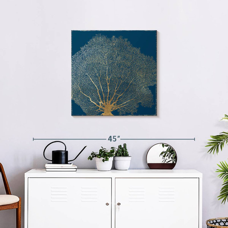 Crowle Gold Coral III, 24" H x 24" W