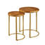 Ensemble de tables de bout Nesting Burlwood