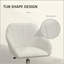 Chaise de bureau en similicuir, conception pivotante réglable pour le bureau personnel, look moderne élégant et sièges confortables