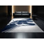 Tapis gris moelleux et doux à motif de hockey sur glace doux et moelleux de couleur bleu marine Garder