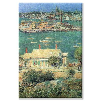 Port of Gloucester Painting Print on Wrapped Canvas