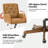 Kairos Transitional Leather Swivel Desk Chair with Adjustable Height and Button-Tufted Backrest-1726068030