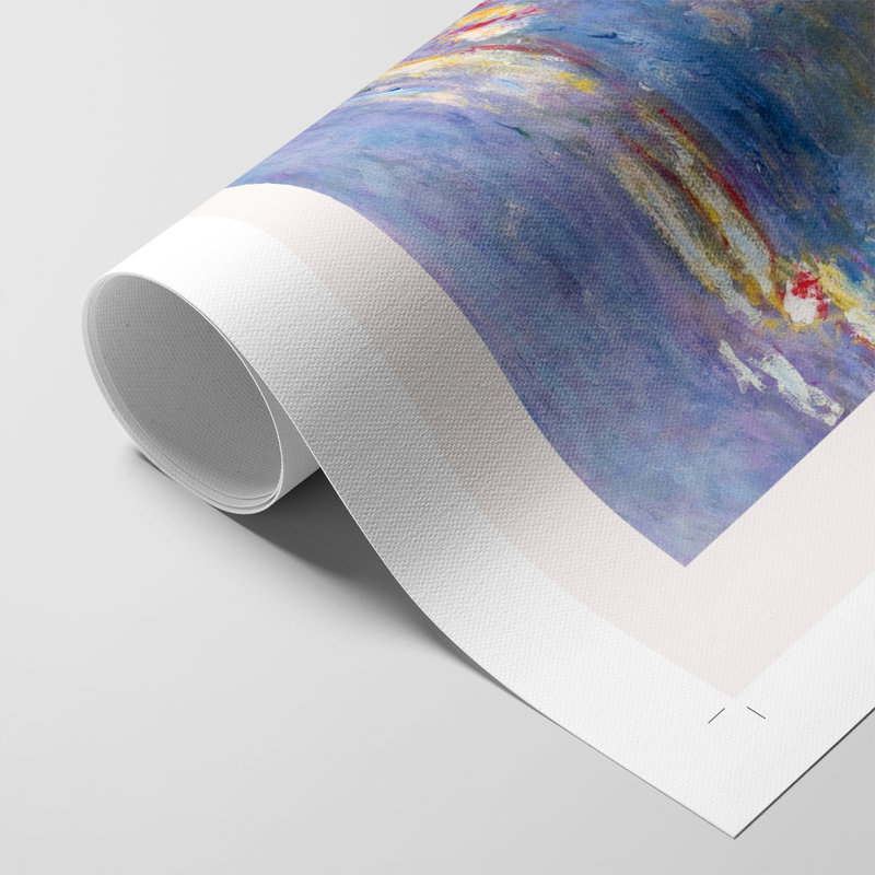 Imprimé floral rétro Cxxxv - impression sur toile seulement - non encadrée