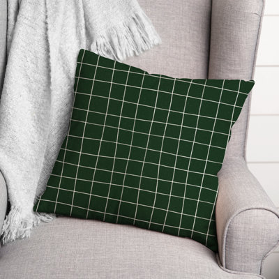  Grid Square Pillow Cover & Insert