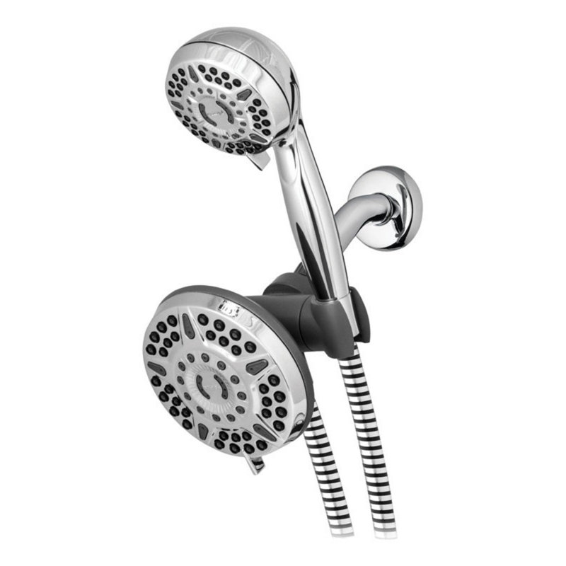 Pomme de douche double à massage powerpulse