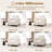 Mid-Century Accent Chairs Featuring Wide Backrest-311153056