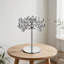 Bougeoir en cristal Lotus Candelabra Silver Arch
