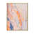 Toile avec cadre flottant brun