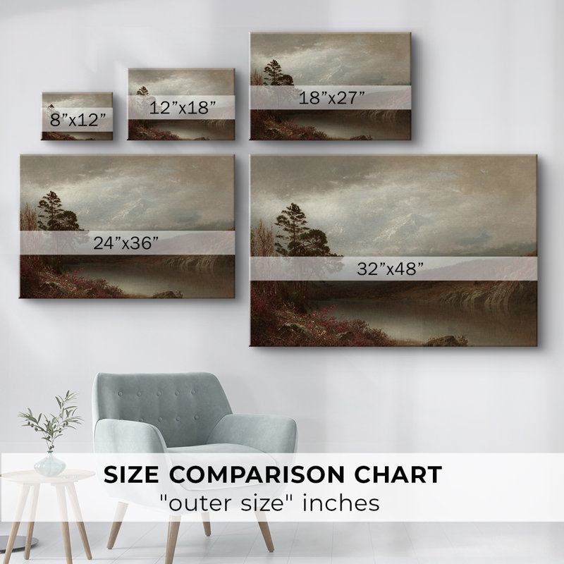 Paysages rétro-CCLX III - Cavas enveloppés de galerie, 32 x 48