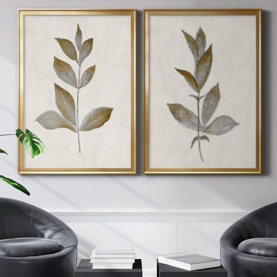 Bronze Leaf I - ensemble de 2 reproductions