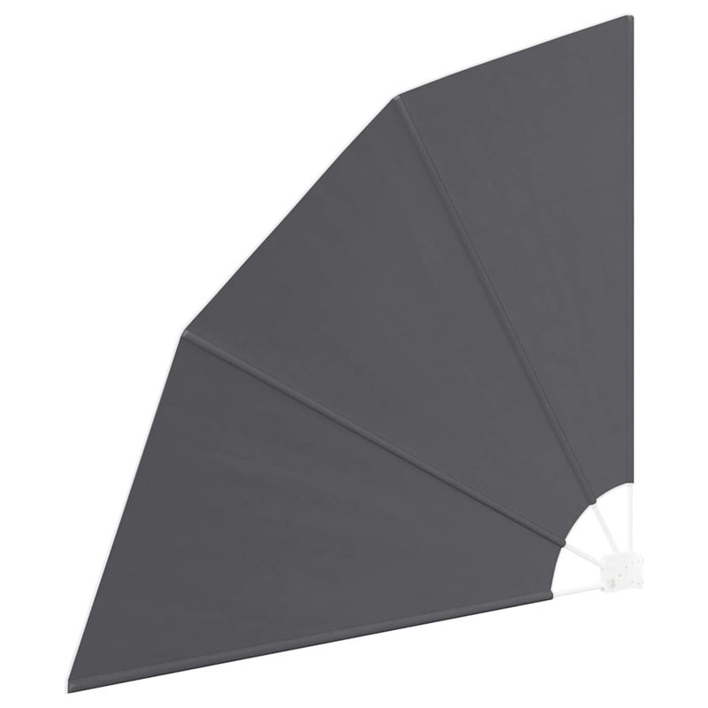 New Patio Balcony Side Awning Collapsible Garden Multi Sizes Multi Colours, 140cm H x 140cm W x 140cm D, Black