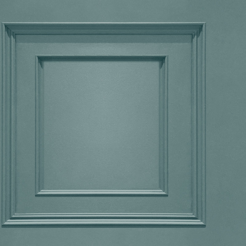 Garrity 10m x 53cm Matte Wallpaper Roll, Teal