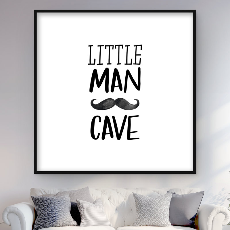 Petit homme des cavernes - «Scandinavian Man», reproduction encadrée