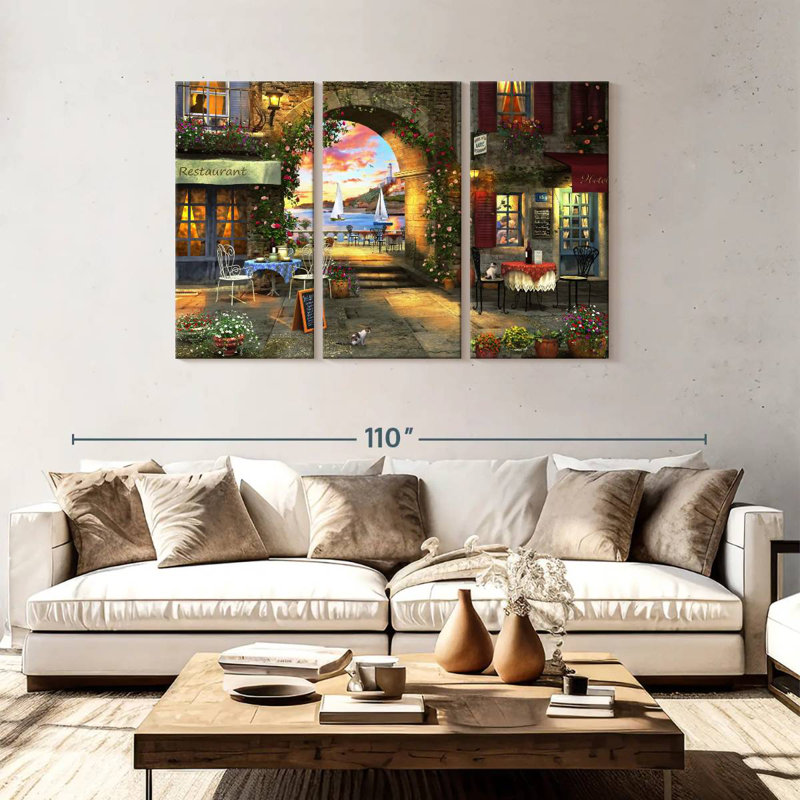 Sireci Mediterranean Evening, 48" H x 74" W