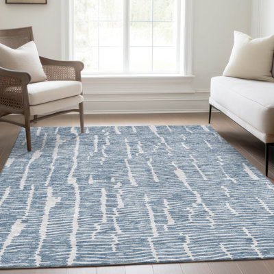 Malchow Washable Abstract Indoor / Outdoor Rug