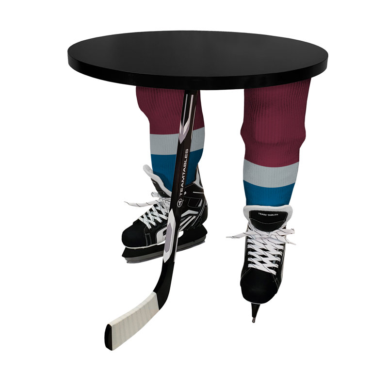 Table de bout à 3 pieds, Noir, Noir, Avalanche du Colorado